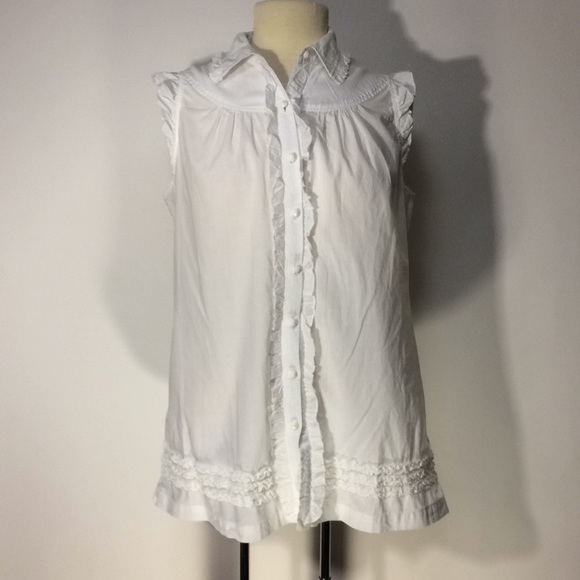 Lapis Tops - 🌸SALE Lapis 100% Cotton Blouse Sz L
